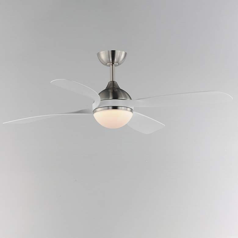 Image 3 52" Maxim Bola Satin Nickel Indoor Fan w LED Light Kit more views