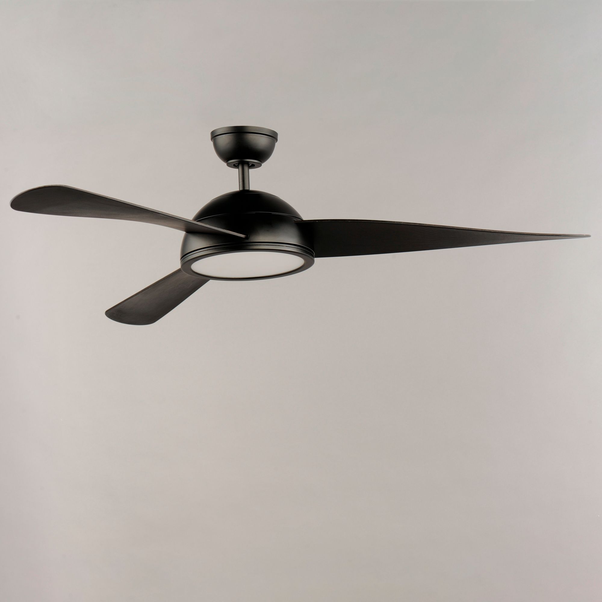 Image 3 52" Maxim Cupola Black Finish 3-Blade LED Ceiling Fan more views