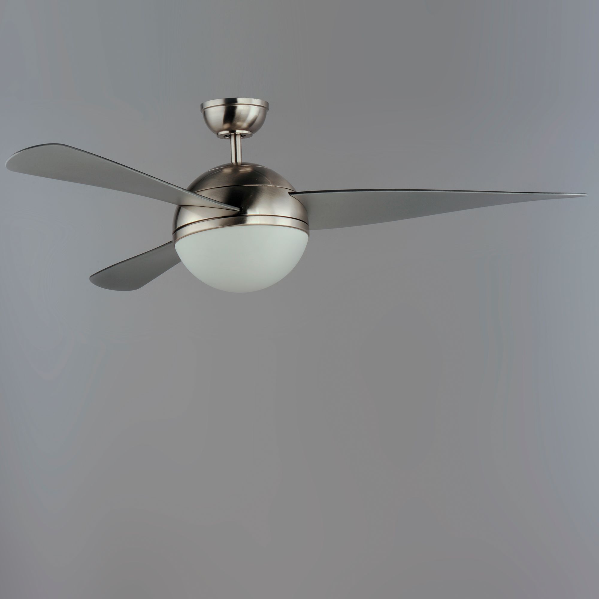 Image 3 52" Maxim Cupola Brushed Nickel 2-Light LED Ceiling Fan more views
