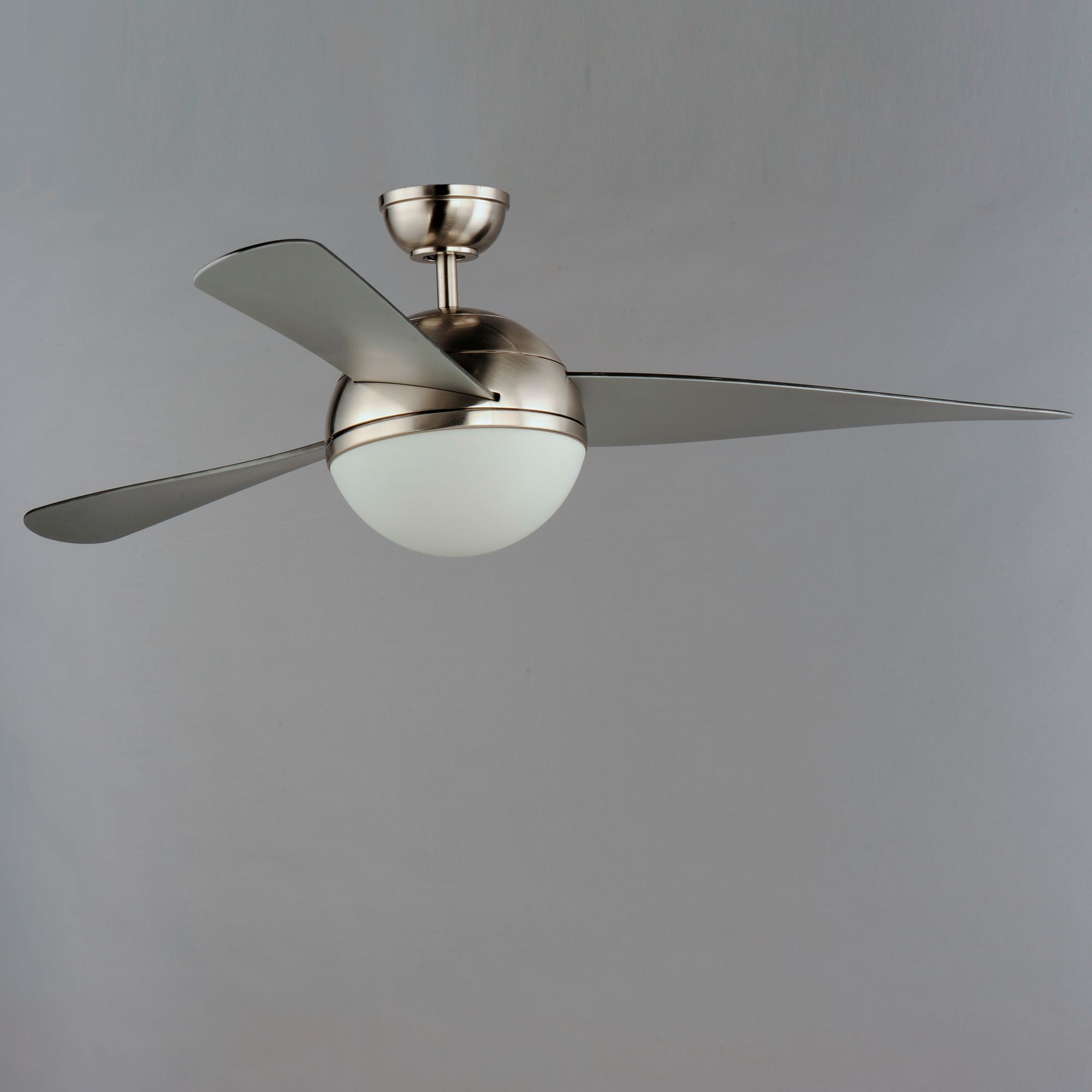 Image 4 52" Maxim Cupola Brushed Nickel 2-Light LED Ceiling Fan more views