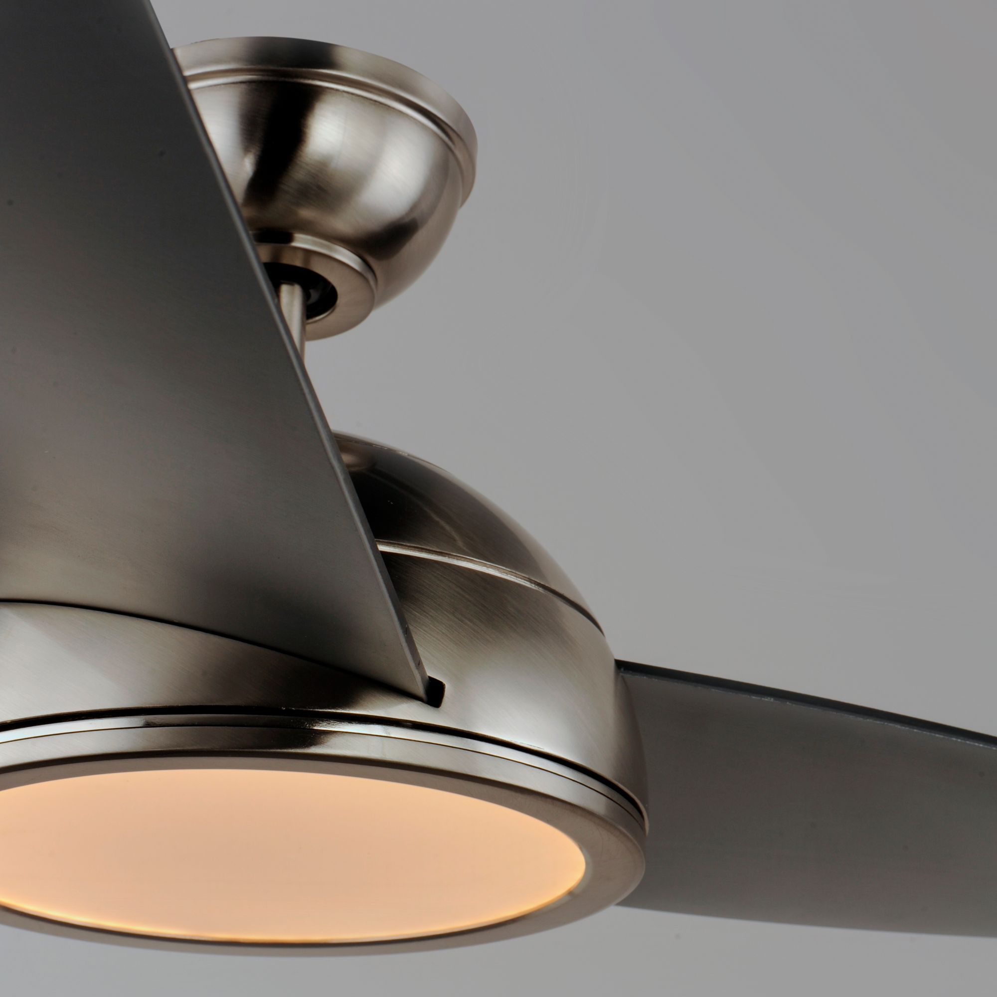 Image 5 52" Maxim Cupola Brushed Nickel Finish 3-Blade LED Ceiling Fan more views