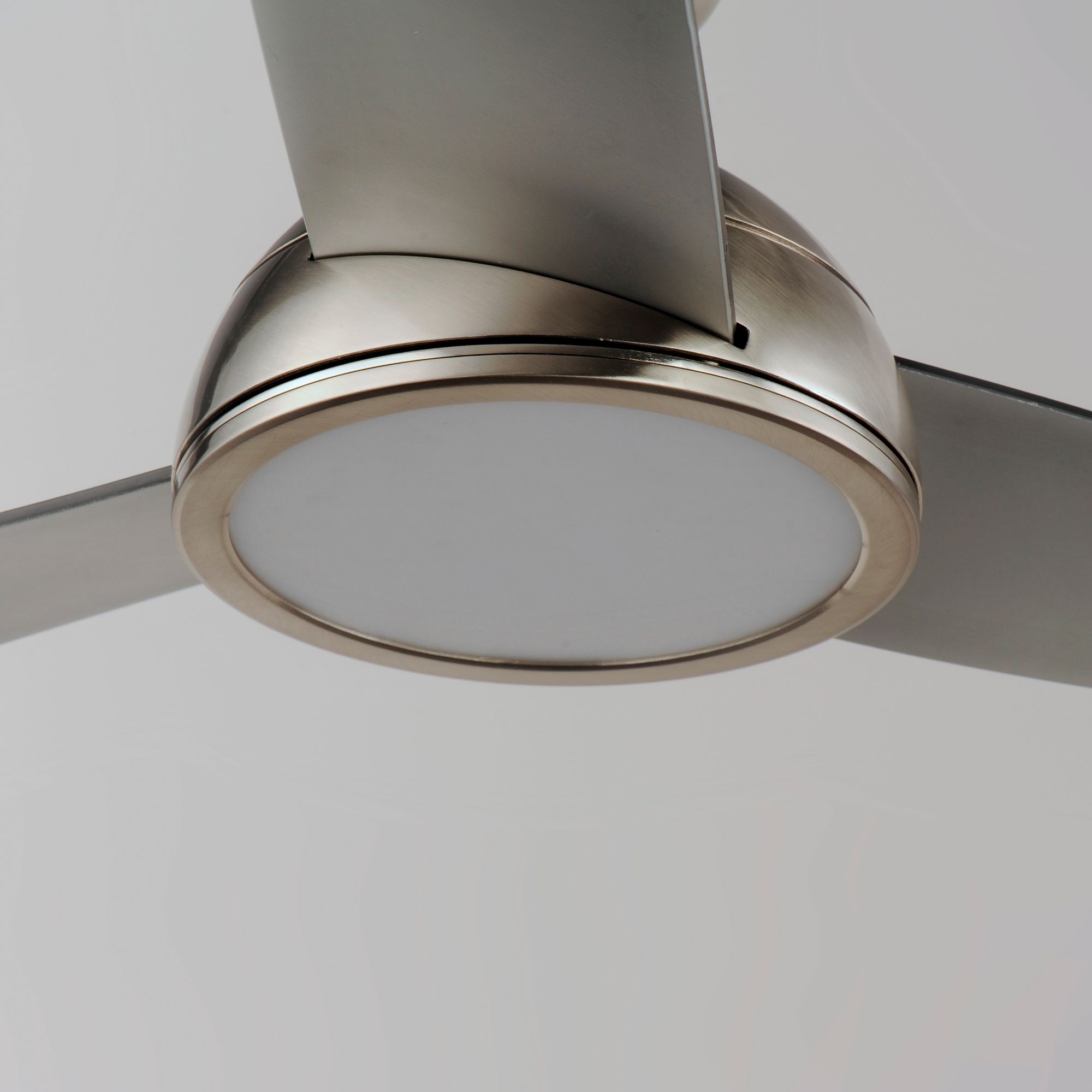 Image 6 52" Maxim Cupola Brushed Nickel Finish 3-Blade LED Ceiling Fan more views