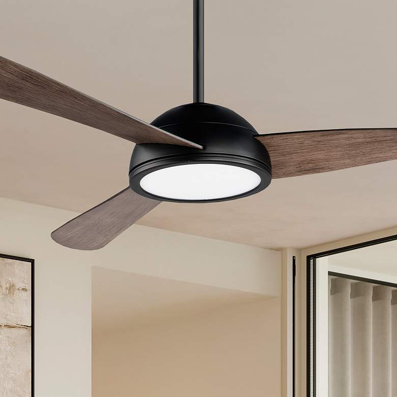 Image 1 52" Maxim Cupola Oil Rubbed Bronze LED Ceiling Fan