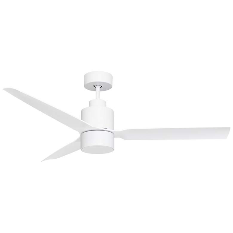 Image 1 52" Maxim Falcon AC Damp Matte White In/Out Fan w LED Light Kit
