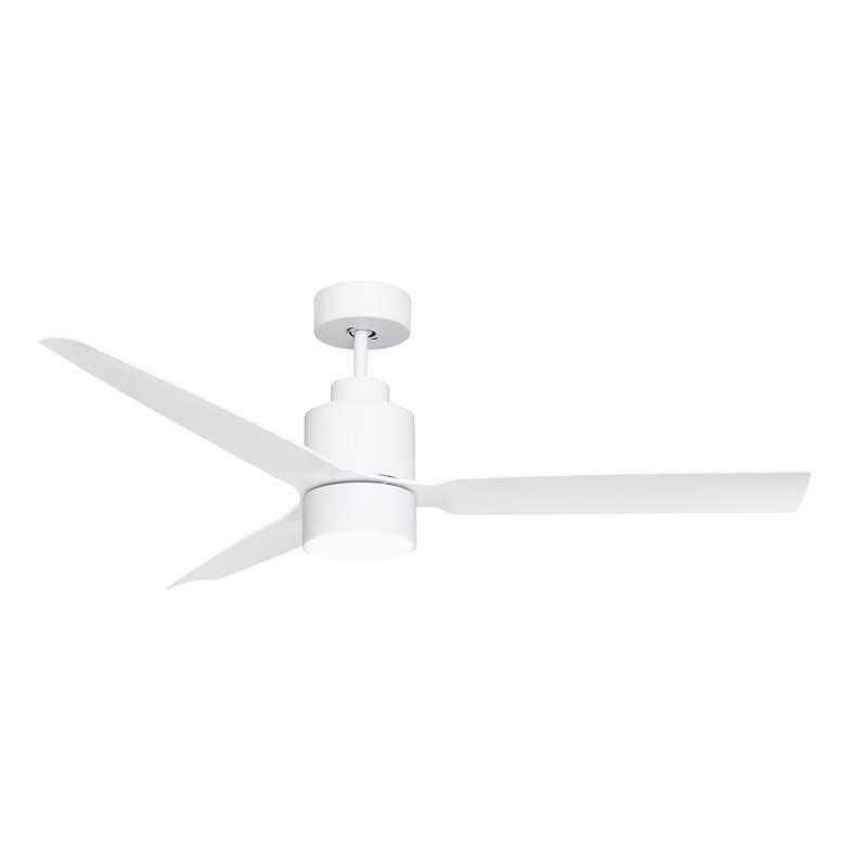 Image 2 52" Maxim Falcon AC Damp Matte White In/Out Fan w LED Light Kit more views