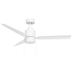 52" Maxim Falcon Matte White LED Ceiling Fan