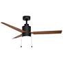 2_52" Maxim Falcon Pull Chain Black/Walnut In/Outdoor Fan w LED Light more views