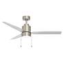 2_52" Maxim Falcon Pull Chain Satin Nickel In/Outdoor Fan w LED Light more views
