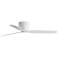 52" Maxim Lowell Matte White Ceiling Fan