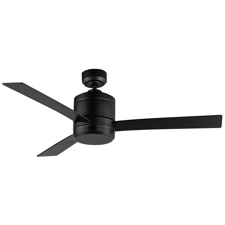 Image 1 52 inch Maxim Tanker Black Finish Outdoor Rated Ceiling Fan