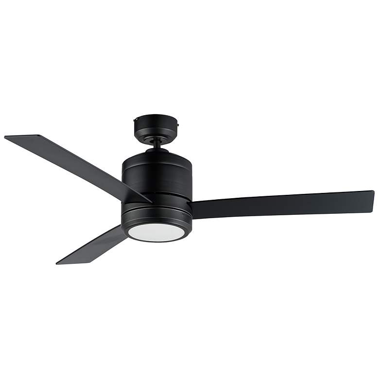 Image 1 52" Maxim Tanker Black LED Ceiling Fan