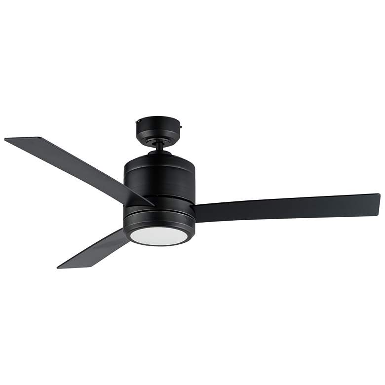 Image 1 52 inch Maxim Tanker LED Black Finish Outdoor 3-Blade Ceiling Fan