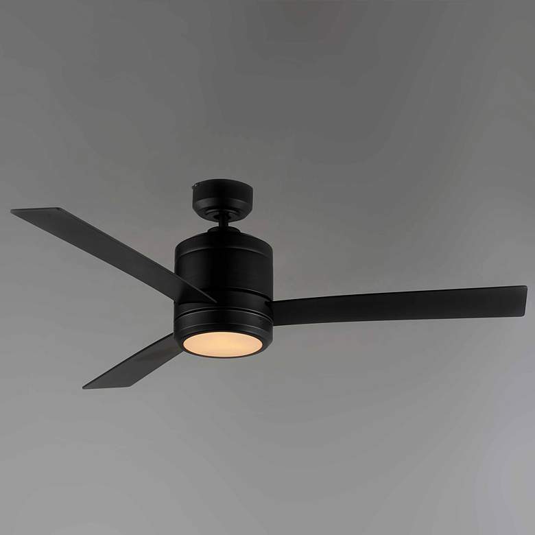 Image 4 52" Maxim Tanker Matte Black LED Ceiling Fan more views