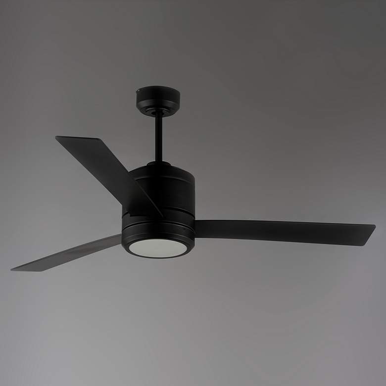Image 7 52" Maxim Tanker Matte Black LED Ceiling Fan more views