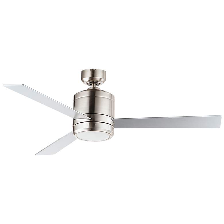 Image 1 52" Maxim Tanker Satin Nickel LED Ceiling Fan