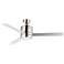 52" Maxim Tanker Satin Nickel LED Ceiling Fan