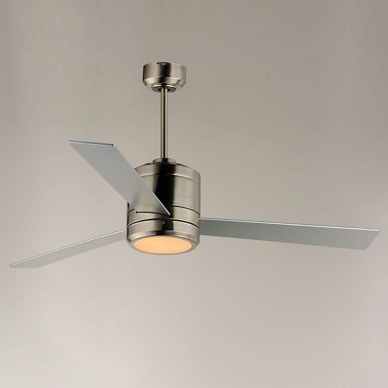 Image 2 52" Maxim Tanker Satin Nickel LED Ceiling Fan more views