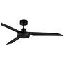 2_52" Maxim Ultra Slim Matte Black Ceiling Fan