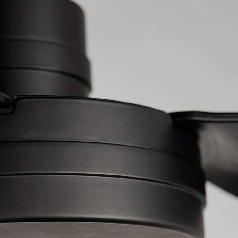 Image 4 52" Maxim Ultra Slim Matte Black Ceiling Fan more views