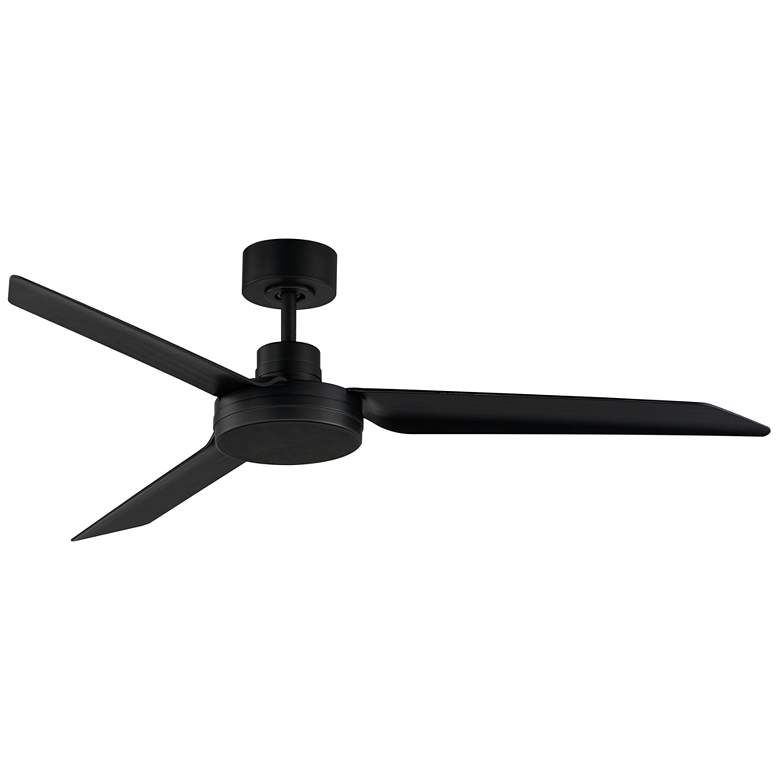 Image 1 52 inch Maxim Ultra Slim Outdoor Black Finish 3-Blade Ceiling Fan
