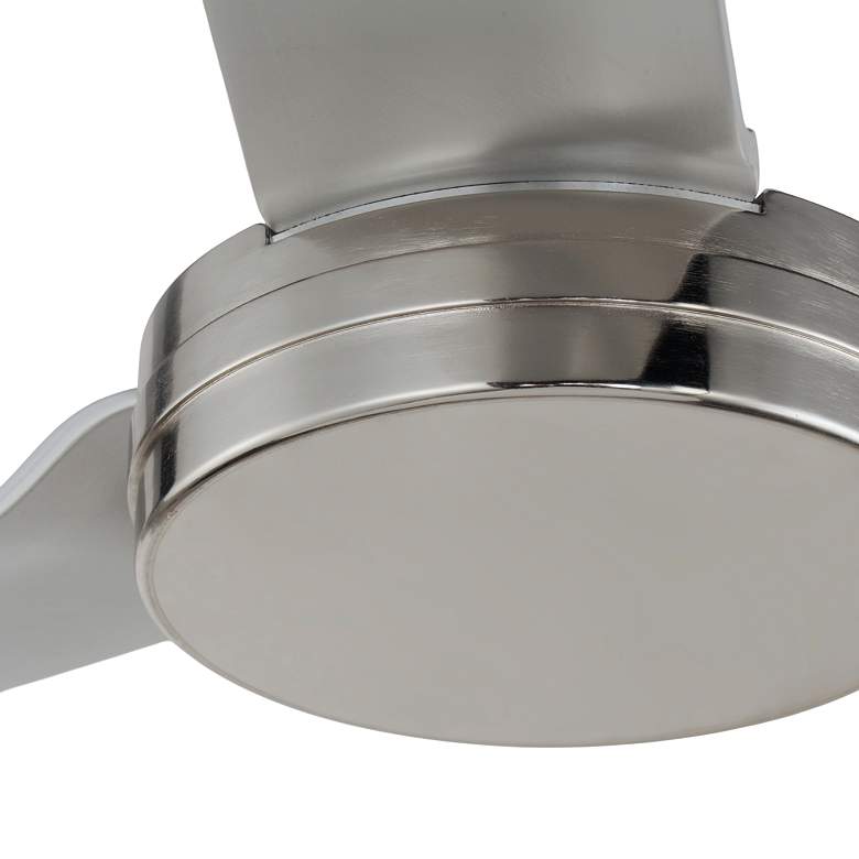 Image 7 52" Maxim Ultra Slim Satin Nickel Ceiling Fan more views