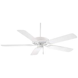 Image1 of 52" Minka Aire 5-Blade White Finish Ceiling Fan with Pull Chain