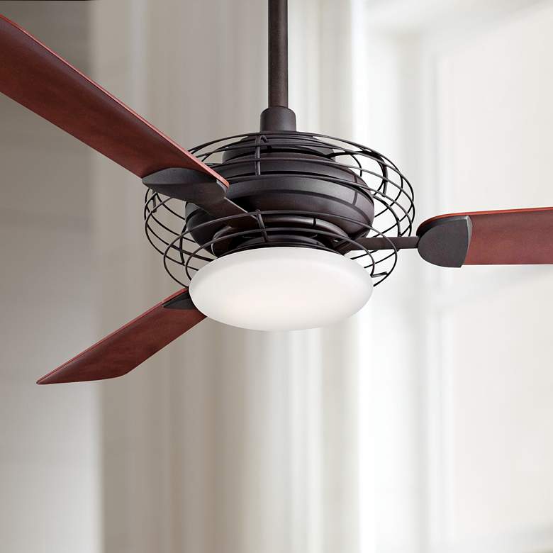 Image 1 52 inch Minka Aire Acero Bronze Finish Ceiling Fan