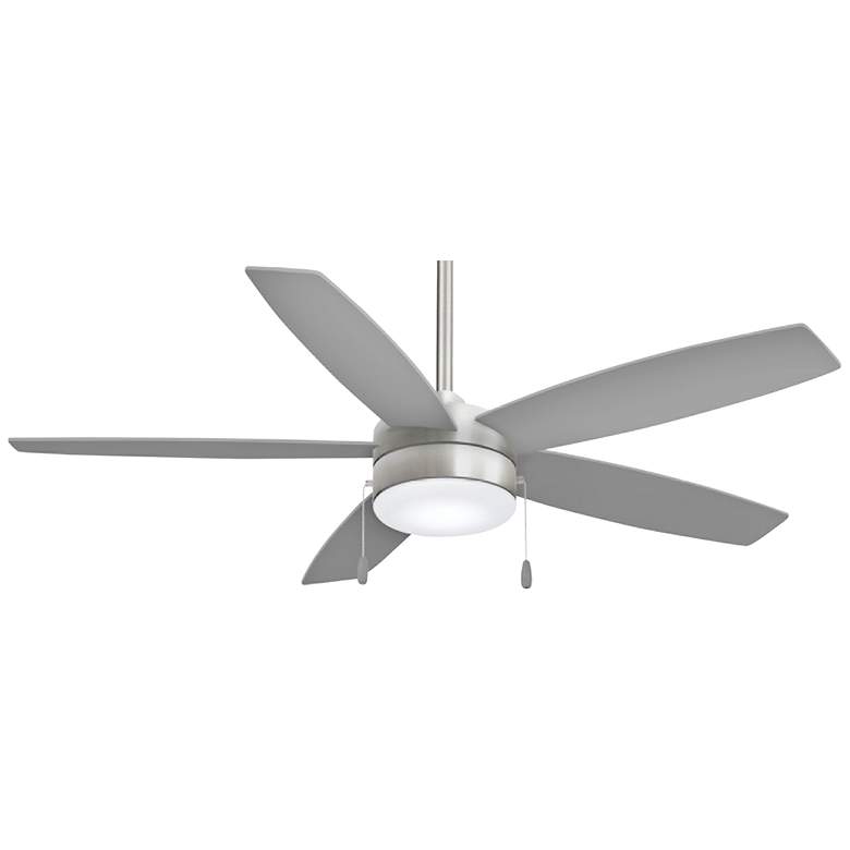 Image 1 52" Minka Aire Airetor Brushed Nickel LED Ceiling Fan