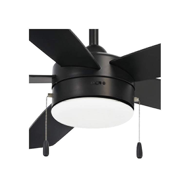 Image 3 52" Minka Aire Airetor Coal Black LED Ceiling Fan with Pull Chain more views