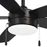 52" Minka Aire Airetor Coal Black LED Ceiling Fan with Pull Chain