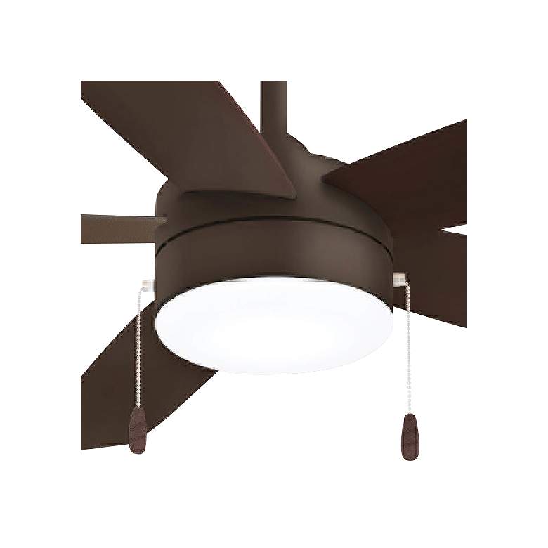 Image 3 52" Minka Aire Airetor Oil-Rubbed Bronze LED Pull Chain Ceiling Fan more views