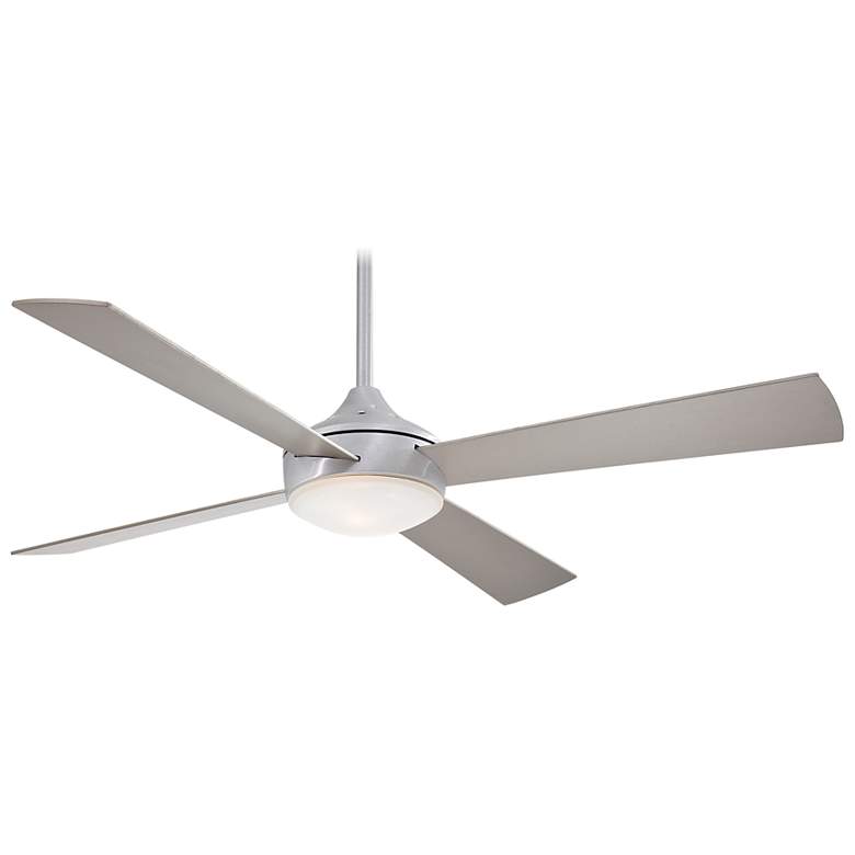Image 2 52" Minka Aire Aluma Aluminum LED Modern Ceiling Fan with Wall Control