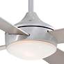 52" Minka Aire Aluma Aluminum LED Modern Ceiling Fan with Wall Control