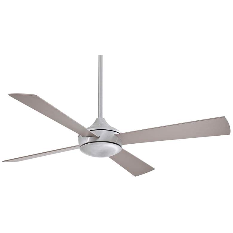 Image 6 52" Minka Aire Aluma Aluminum LED Modern Ceiling Fan with Wall Control more views