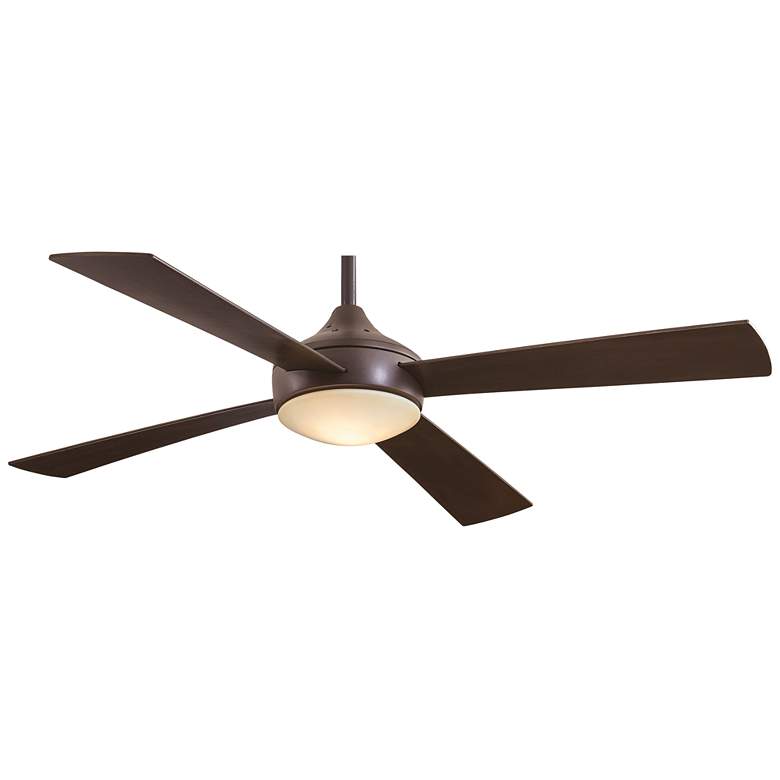 Image 2 52 inch Minka Aire Aluma Bronze LED Ceiling Fan with Wall Control