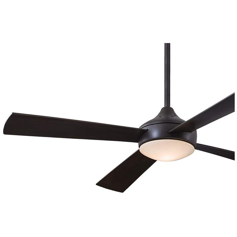 Image 4 52" Minka Aire Aluma Bronze LED Ceiling Fan with Wall Control more views