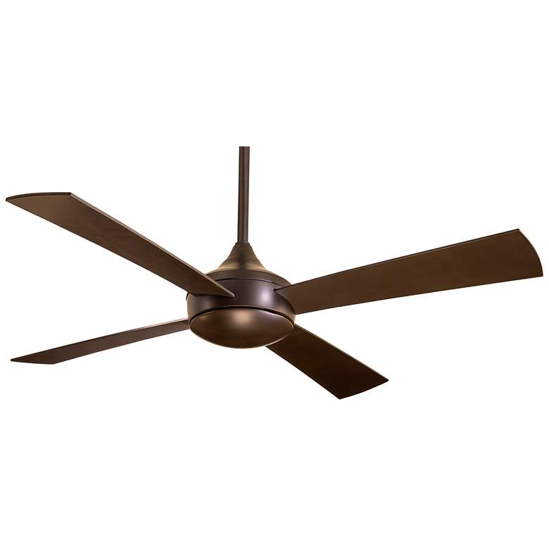 Image 6 52 inch Minka Aire Aluma Bronze LED Wet Rated Ceiling Fan with Remote more views