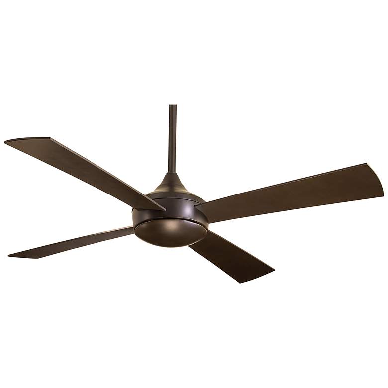 Image 6 52" Minka Aire Aluma Bronze LED Wet Rated Ceiling Fan with Remote more views