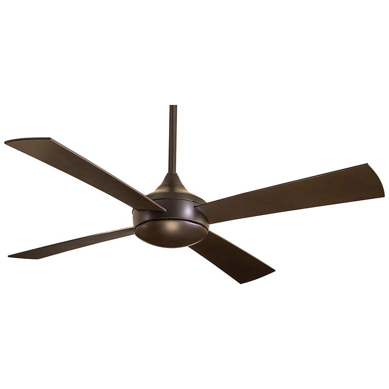 Image 6 52 inch Minka Aire Aluma Bronze LED Wet Rated Ceiling Fan with Remote more views