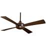 52" Minka Aire Aluma Bronze LED Wet Rated Ceiling Fan with Remote