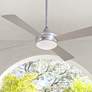 52" Minka Aire Aluma Brushed Aluminum Wet Rated  LED Fan with Remote