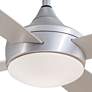 52" Minka Aire Aluma Brushed Aluminum Wet Rated  LED Fan with Remote