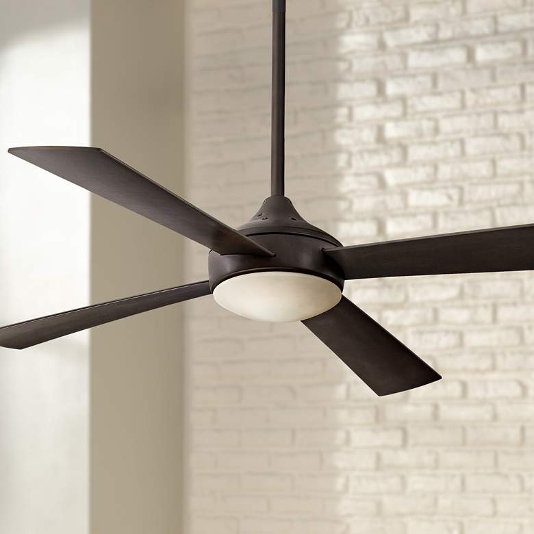 Image 1 52" Minka Aire Aluma Oil-Rubbed Bronze Ceiling Fan