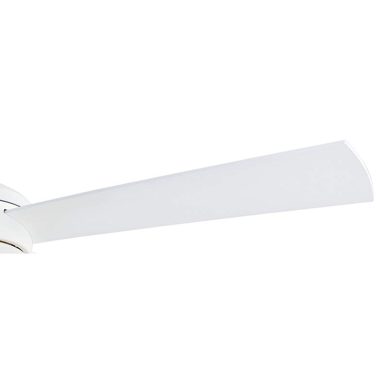 Image 4 52" Minka Aire Aluma Wet Flat White Modern LED Ceiling Fan with Remote more views