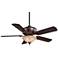 52" Minka Aire Bolo Dark Brushed Bronze LED Ceiling Fan with Remote