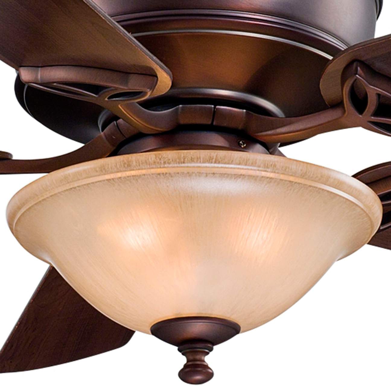 52" Minka Aire Bolo Dark Brushed Bronze LED Ceiling Fan with Remote
