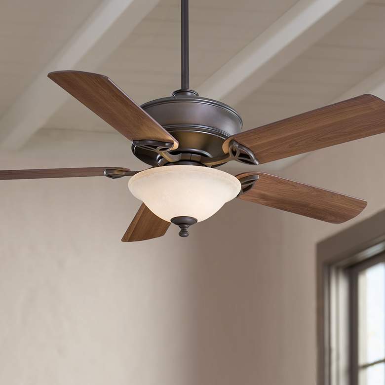 Image 1 52" Minka Aire Bolo Oil Rubbed Bronze LED Ceiling Fan with Remote