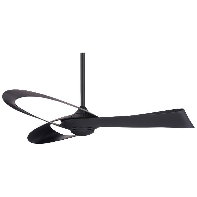 Image 1 52 inch Minka Aire Bowie Coal Indoor Ceiling Fan with Remote
