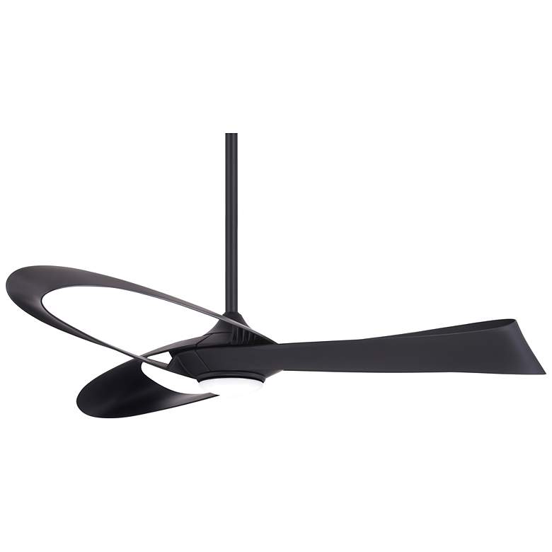 Image 3 52" Minka Aire Bowie Coal Indoor Ceiling Fan with Remote more views