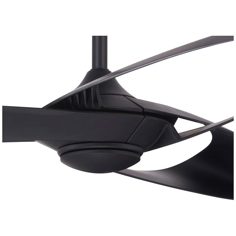 Image 7 52" Minka Aire Bowie Coal Indoor Ceiling Fan with Remote more views